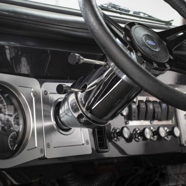 Polished Stainless Tilt Steering Column | Floor Shifter, 2 inch OD